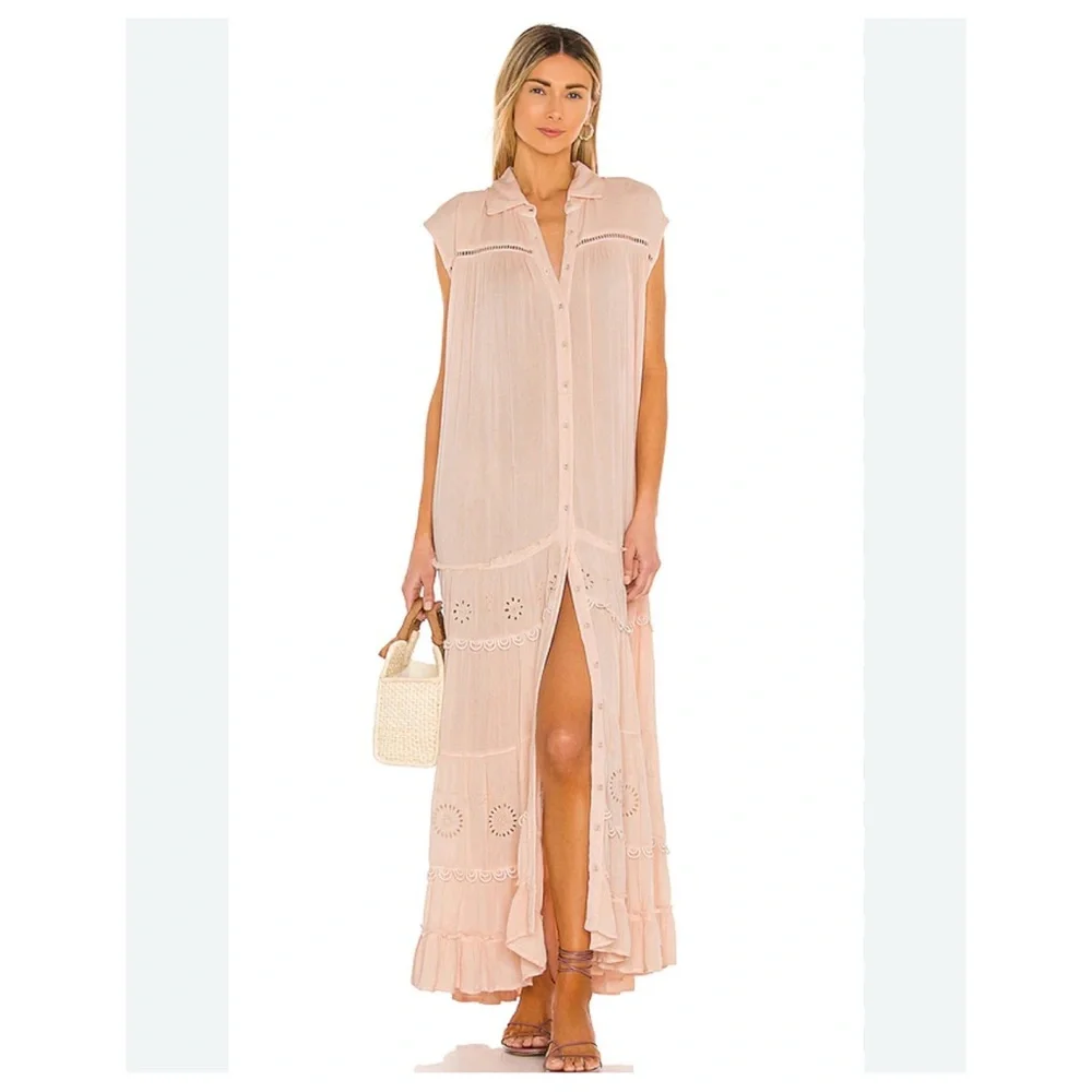 NWT Free People Pretty Cozy Maxi Dress - Picture 5 of 10